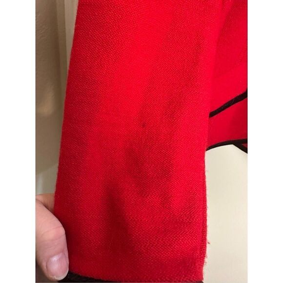 Pendleton women’s size M petite 100% wool red/ black sweater cardigan *see notes - Picture 9 of 9